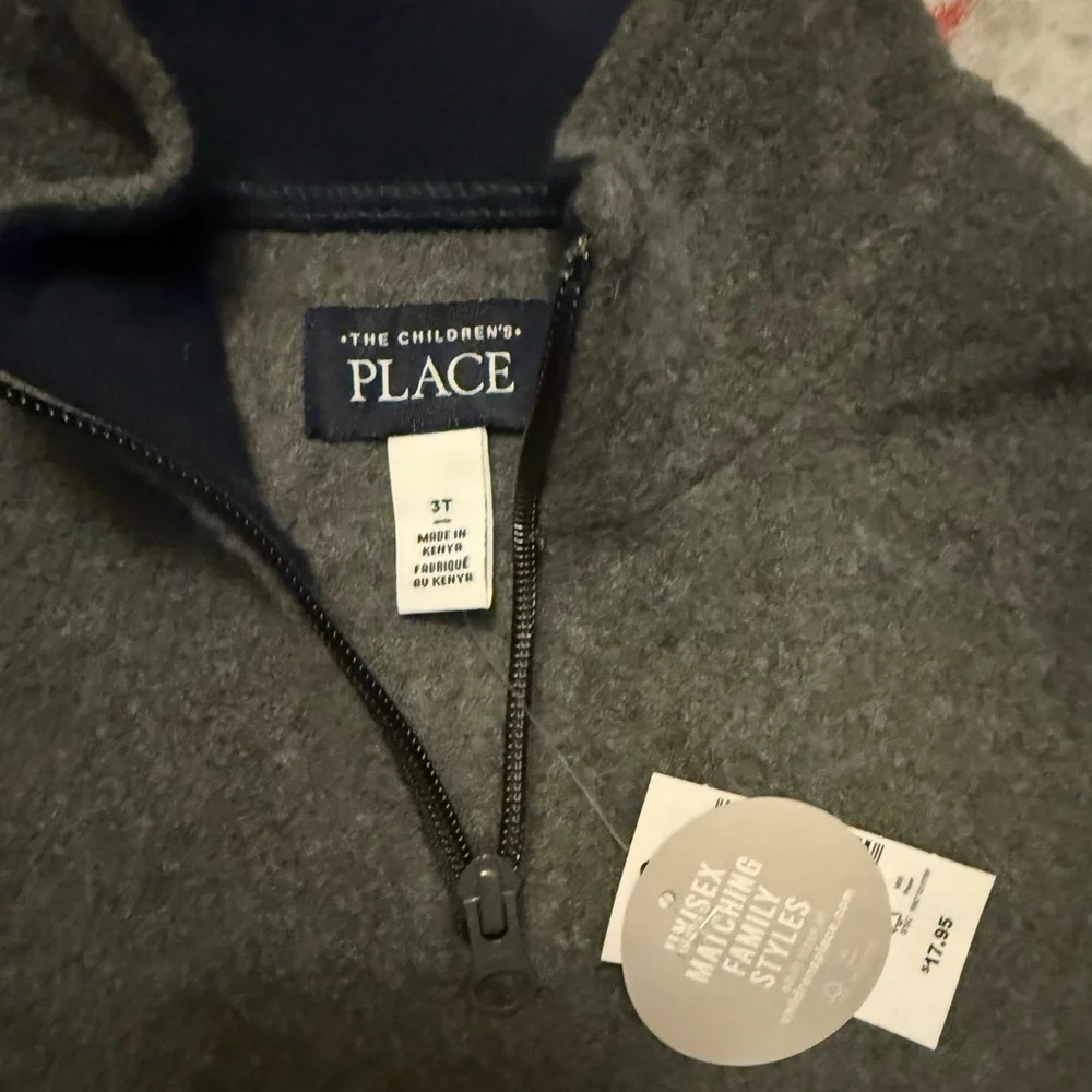Pull Over 1/4 zip, Size 3T